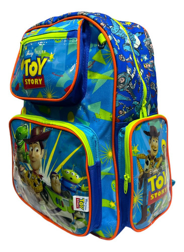 Mochila Escolar De Toy Story Para Chicos Calidad Premium