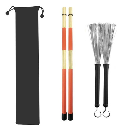 Juego De Palos De Batería Marca No Especificada Modelo No Es Color Tamaño