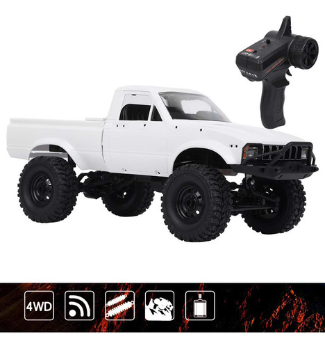 Coche Teledirigido Rc Crawler 1/16 Escala Completa Plástico