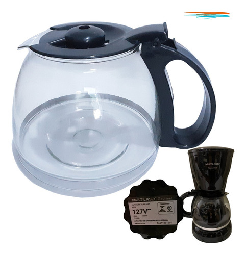 Copo Jarra De Cafeteira P/ Multilaser Gourmet Be03 30 Xic