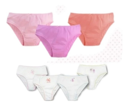 Pantaletas Para Niñas Pnk 100% Algo