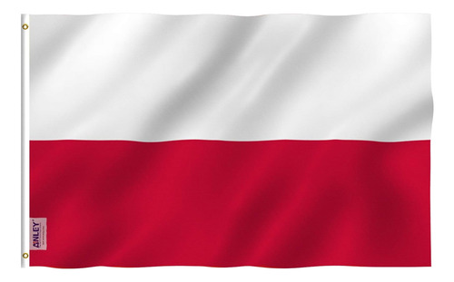 Bandera De Polonia Anley Fly Breeze De 100 X 150 Cm