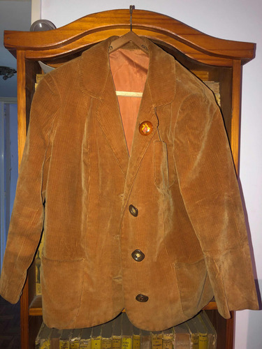 Saco Dana Gamuza Vintage Con Detalles En El Forro