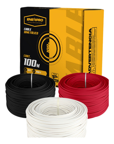 Comb: 2 Rollos Cal. 12 Y 1 Rollo Cal. 10 Cable Thw 100m