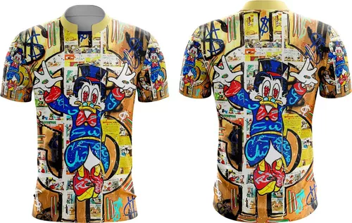 Camiseta Mandrake Pato Donald Tio Patinhas Favela Dry#