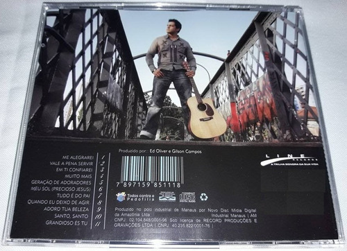 Cd Gilson Campos Vale A Pena Servir - Line Records