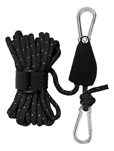 Cuerda De Trinquete Para Colgar, Cordón, L Y Negro