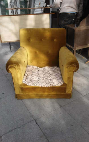 Antiguo Sillón Inglés De Casa Maple (Usado)