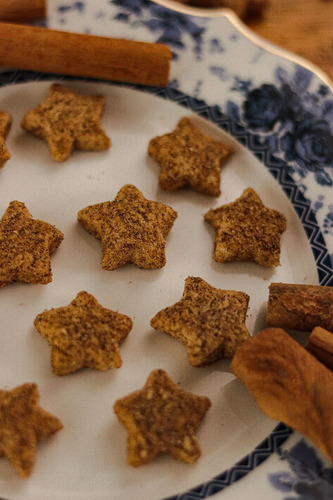 Kit 2 Biscoito Caseiro Amanteigado Com Canela 1kg Kebis