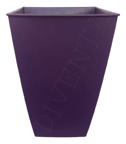 Maceta Plastico Piramidal Colores Color Violeta