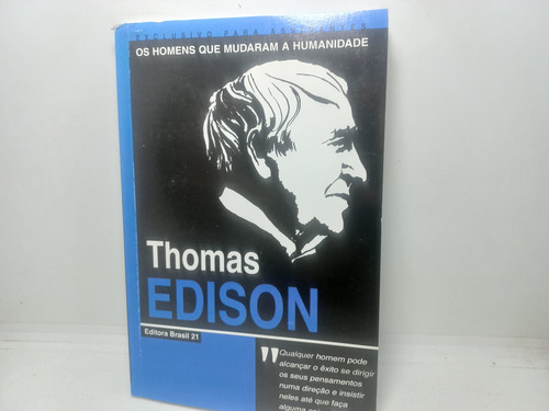 Livro - Thomas Edison - Ignácio De Loyola Bran - U01 - 1604