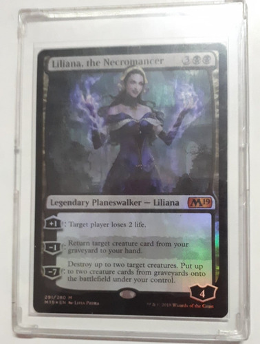  Liliana, The Necromancer - Core Set 2019 Promo (foil)