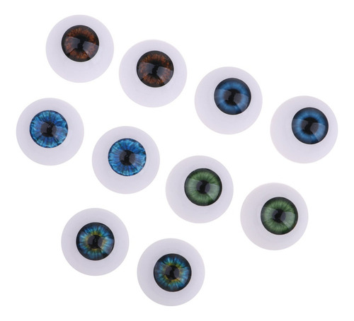 Globos Oculares De Ojos De Muñeca Diy De 10 Piezas 24mm