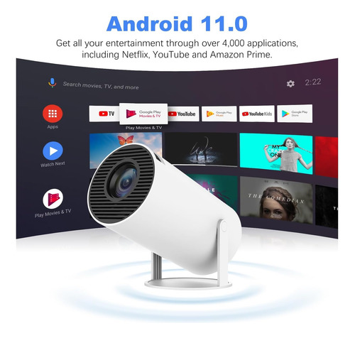 Proyector Portátil Inteligente Para Cine En Casa Interior Y