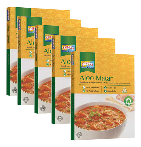 Comidas Veganas Listas Para Microondas Aloo Matar 1932
