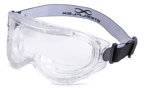 Oculos De Proteção Mod. Ampla Visão Swat Incolor - Steelflex