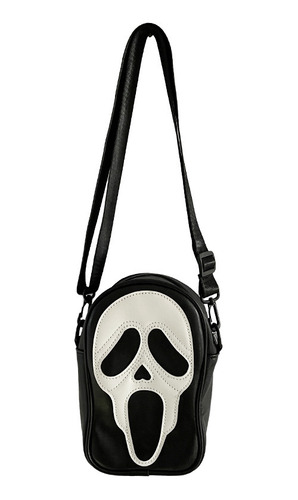 Scream Face Horror Movie Negro Mochila Messenger Bandolera