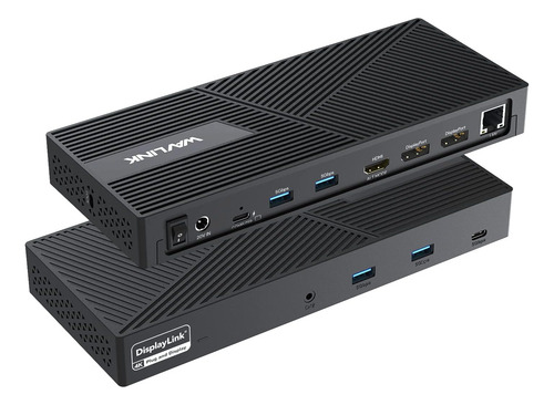 Wavlink Estación De Acoplamiento De Triple Pantalla Usb C Co