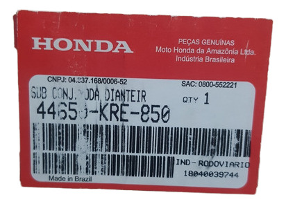 Roda Dianteira Completa Nxr 150 Bros Esd Nova Original Honda