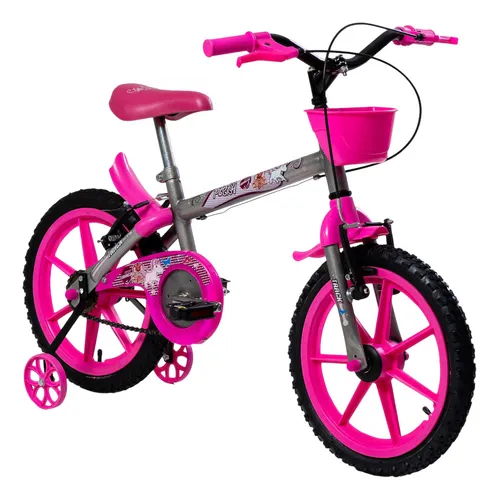 comprar Bicicleta Tk3 Track Aro 16 Grafitte Rosa Infantil Meninas