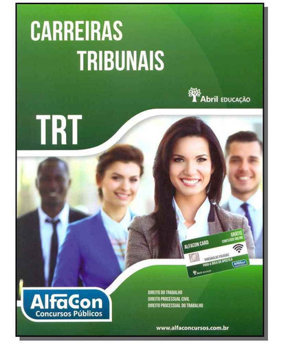 Carreiras Tribunais - Trt - 01ed/14, De Equipe Alfacon. Editora Alfacon Em Português