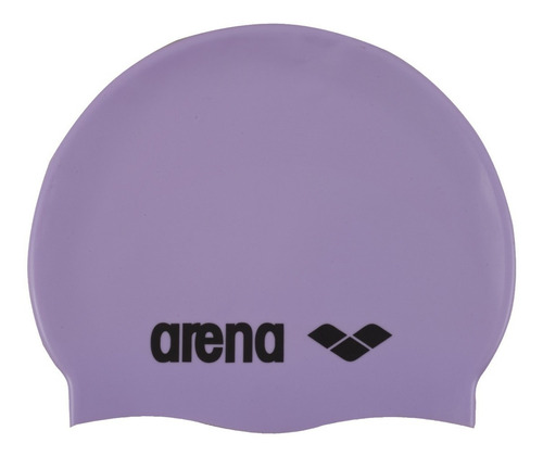 Gorra De Entrenamiento Arena Classic Silicone Color Lila Diseño de la tela Liso Talla UNI