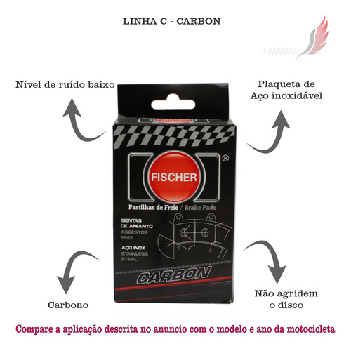Kit Pastilha Fischer Dianteira Honda X-adv 750 Fj3012c
