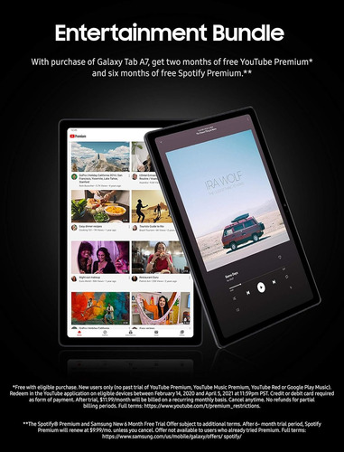 Samsung Galaxy Tab A7 10.4 Wifi 32 Gb Gris (sm-t500nzaaxar)
