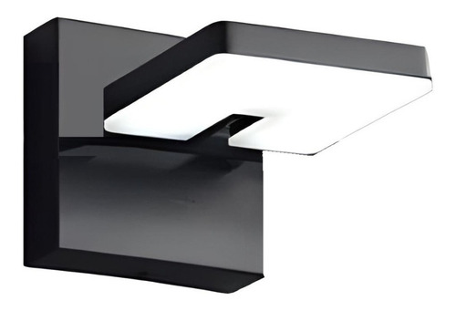 Barra Led Artefacto Baño Espejo De 1 Lampara Negro Moderna