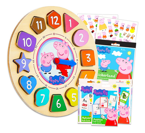 Peppa Juego De Clasificacin Con Forma De Rompecabezas De Cer