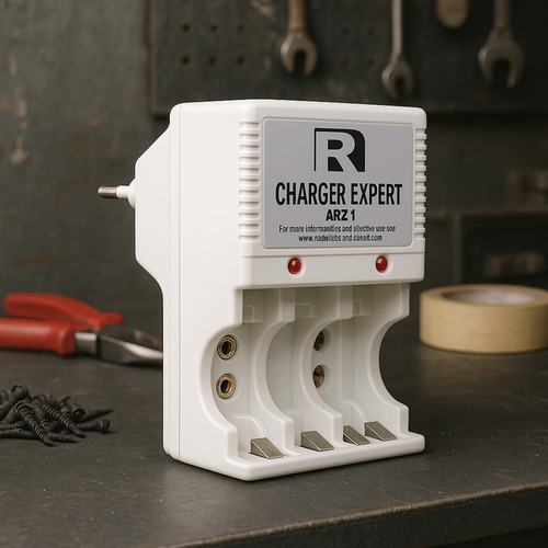 Kit 8 Pilhas Aa Recarregáveis + Carregador Automático, Compatível Com Pilhas Aa, Aaa E Bateria 9v, Bivolt 110/ 220v - Redd
