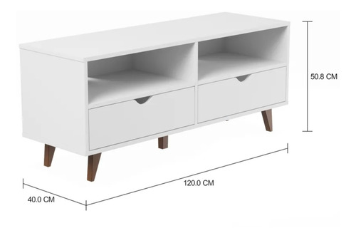 Rack Tv Block Blanco - Be Design