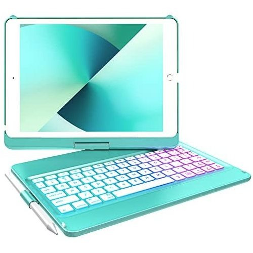 Mmk iPad Keyboard Case 10.2 Pulgadas Para iPad 9th Zkcc7
