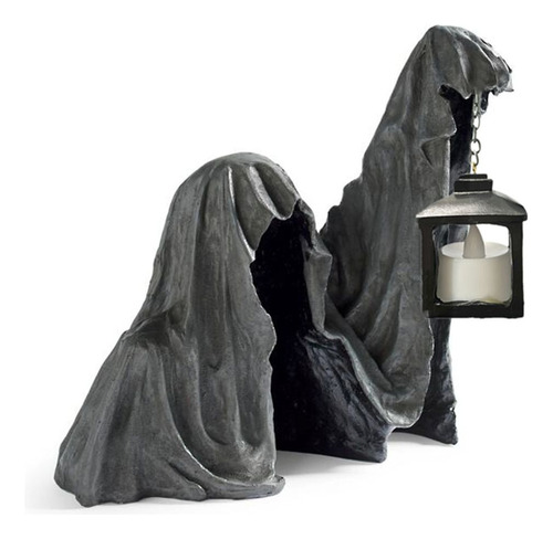 Adorno De Bruja De Halloween Ground Reaper Lantern Ghost