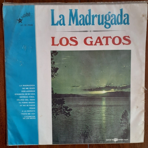 Disco Acetato De Los Gatos Música Ecuatoriana 