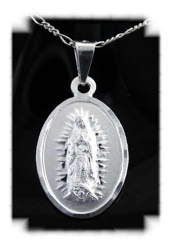 Medalla De La Virgen De Guadalupe Md En Plata 0.925