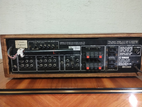 Amplificador Yamaha Cr 800 Plateado 45 W (Usado)