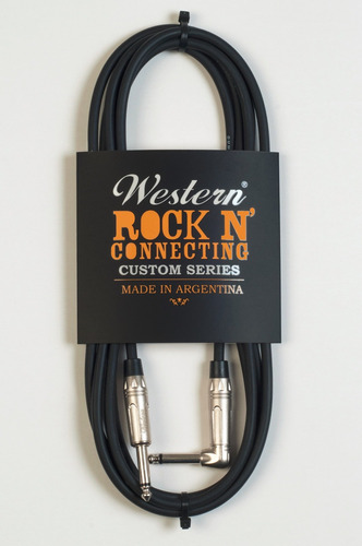 Cable Plug Plug L De 3 Metros Western Mpl30 Recto Angular