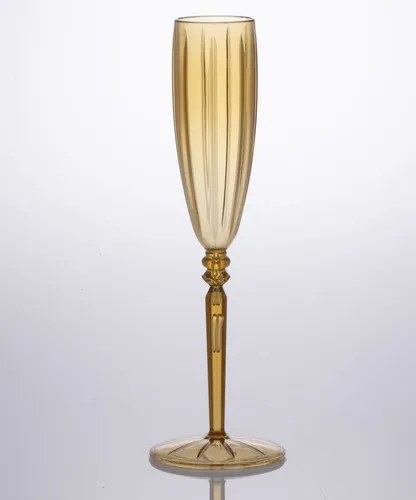 Jarra acrílica Liv Luxury de 1,6 l y 4 copas de vino espumoso de 145 ml