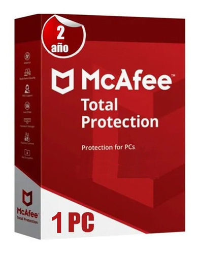 Antuvirus Mcafee Total Protection 2pc 3años