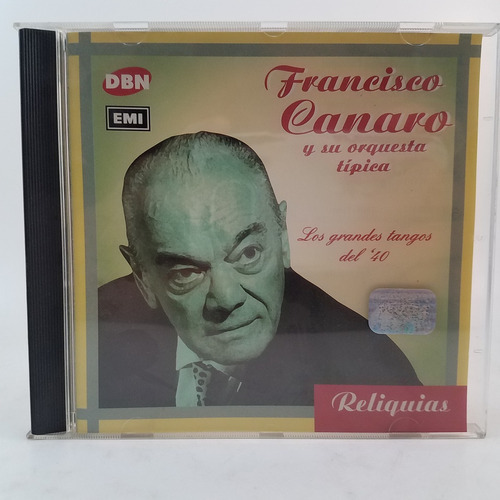 Francisco Canaro - Grandes Tangos Del 40 - Cd - Ex 