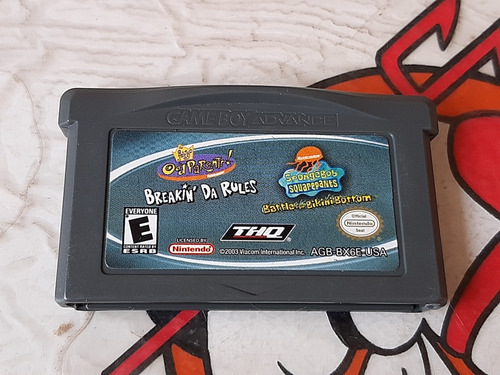 2 Juegos En 1 Bob Esponja Y Padrinos Magicos,gba,ds Y Lite.