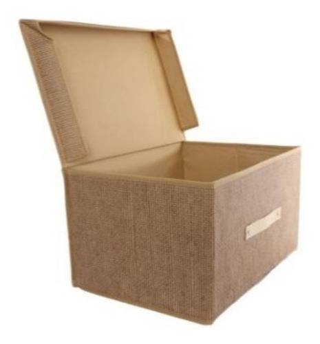 Caja Canasto Tipo Baul Plegable Organizador De Tela 40x30x25