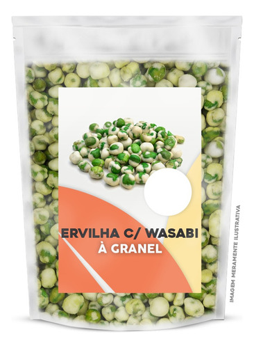 Ervilha Torrada Com Wasabi 1kg - Envio Imediato