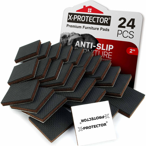 X-protector Almohadillas Antideslizantes Para Muebles, 24 Pi