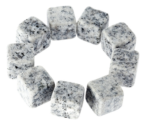 Juego De Piedras Para Whisky: 9 Granite Chill S Con Bolsa De