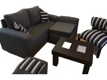Comprar Juego De Living, Sillon 2 Cuerpo,+ Silla+ Ratona +banquito
