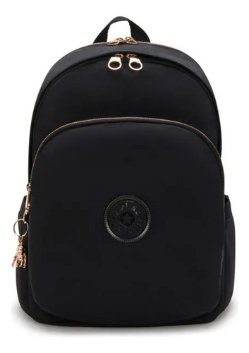 Mochila Kipling Delia M Black Rose Spice