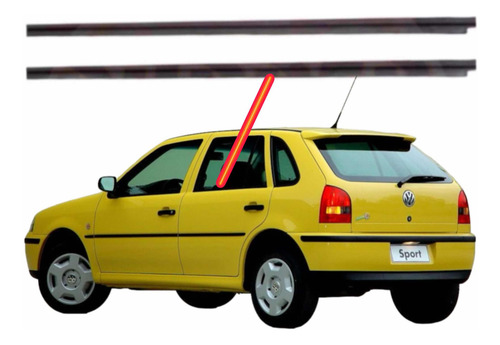Juego Cañuelas Exterior Traseras Vw Pointer ( 2 Piezas )