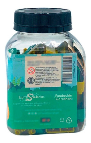 Imagen 4 de 5 de Eco Ladrillos - 2 Dinosaurios 74 Pz - Fundacion Garrahan